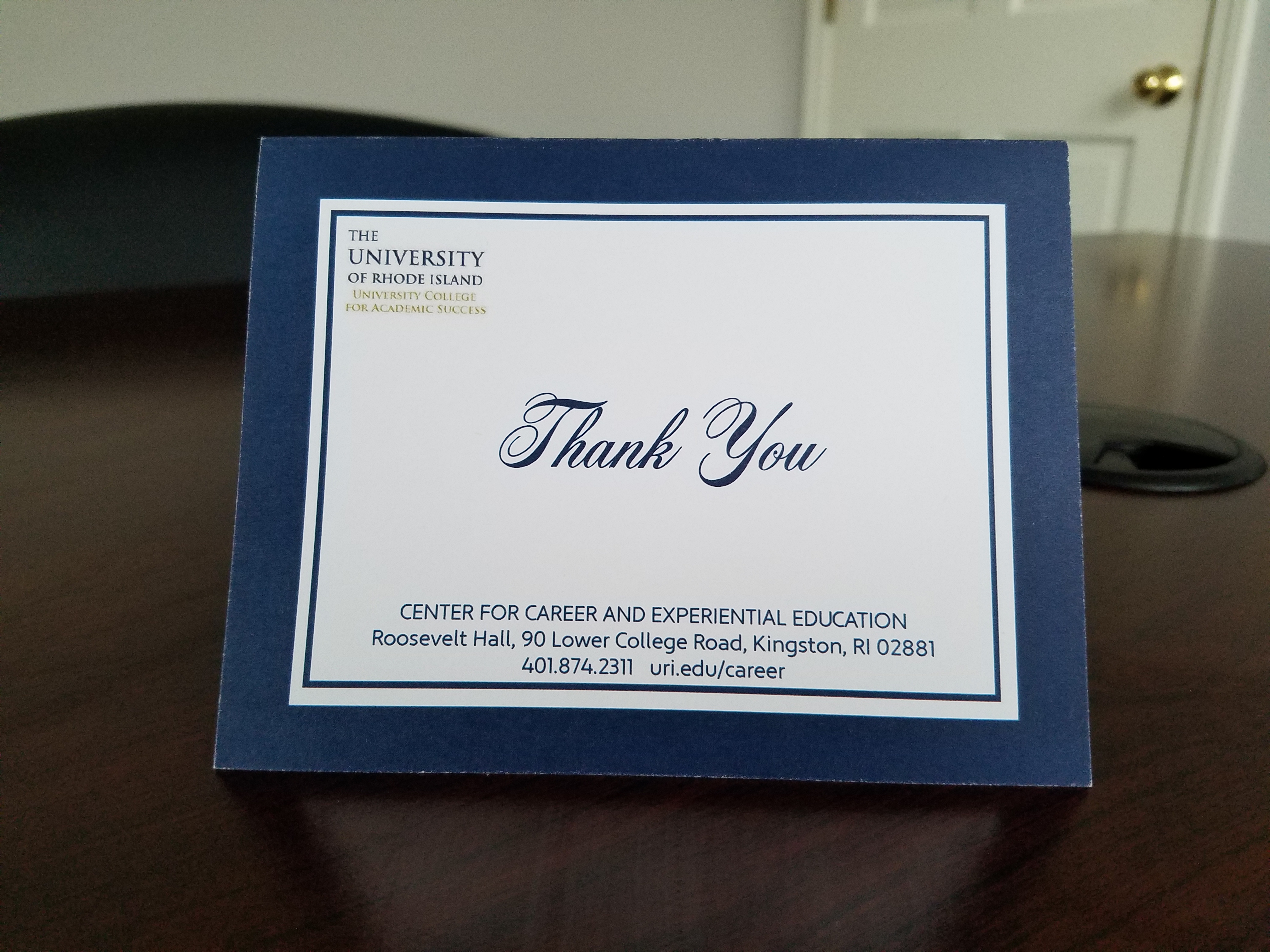 Thank You Card from Jterm Class
