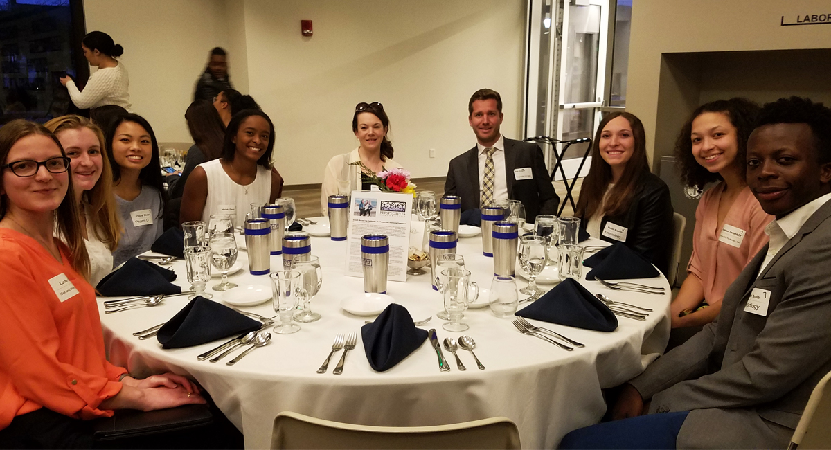 Students Seated for Dinner