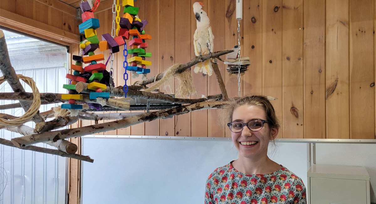 Foster Parrots, New England Exotic Wildlife Sanctuary, Rhode Island, Disabilities, IDD, Volunteer, Good Deeds, Disability Inclusion, Employment